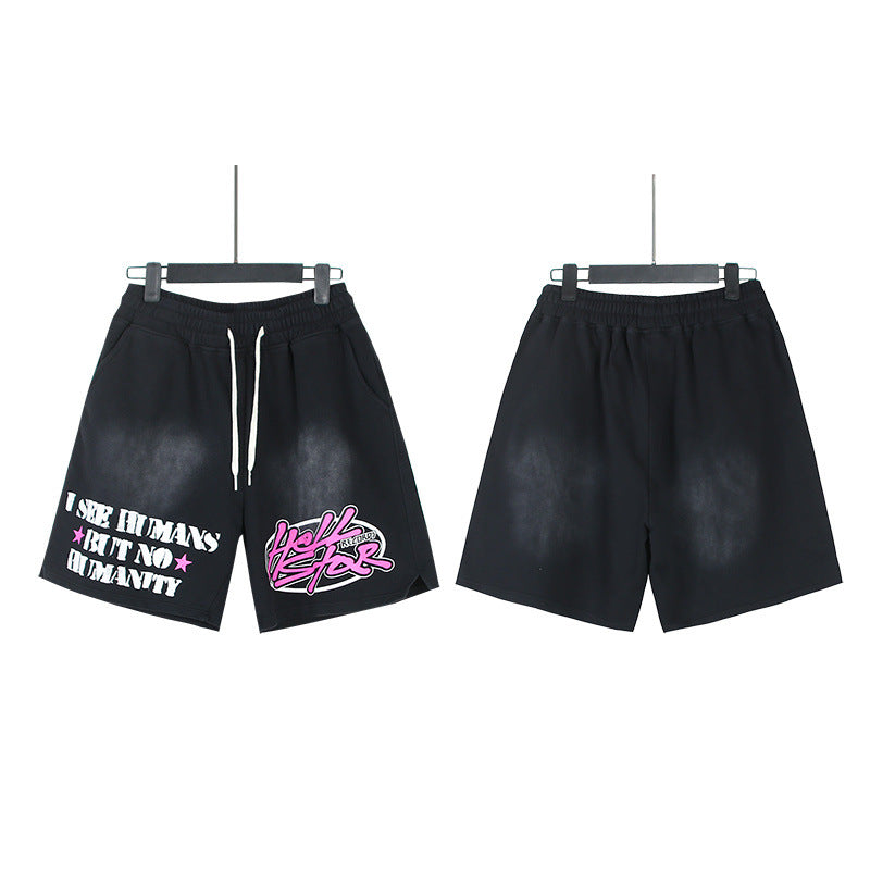 Men Short Vintage Old, Loose Summer Casual Sports Shorts