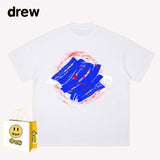 Drew T Shirts Graffiti Printing Short Sleeve