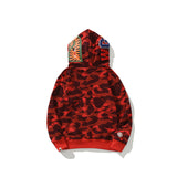 Aape Hoodie Autumn and Winter Men's and Women's Double Hood Camouflage Zipper Sweater Jacket