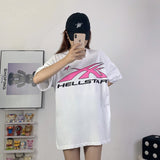Hellstar T Shirt Casual Loose