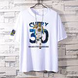 Basketball Sports T Shirt Basketball Clothes Short Sleeve Men'S Loose Student Trendy Curry No. 30 Youth Casual T-Shirt