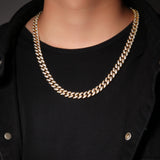 Chains 18K 10mm Clavicle Chain Zircon Cuban Chain Spectrum Royalty