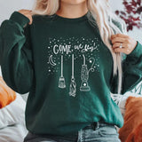 Come We Fly Sweater Halloween Sweatshirt Sanderson
