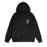 Purple Brand Distressed Hoodie Fashion Old Loose Hooded Sweater
