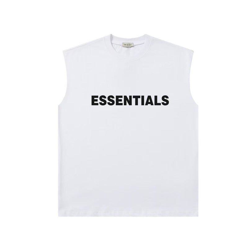 Fog Essentials tank spring summer FOG letter crew neck casual vest