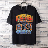 Basketball Sports T Shirt Curry Trendy Printed Basketball Sport Short Sleeve T-Shirt Boys Loose