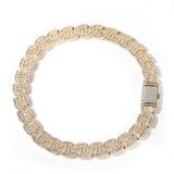 Chains Micro-set Zircon Hip Hop Necklace Personality Full Diamond St. Valentine's Spectrum
