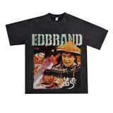 Film Star T Shirt Stephen Chow Derivative Short Sleeves Vintage American Street T-shirt