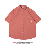 Men Shirts Summer Short Sleeve Shirt Male Baggy Coat