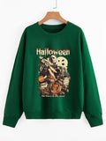 Colorful Halloween the is to stay Sweatshirt Hor