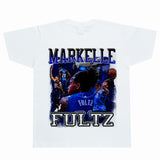 Basket Ball Star T Shirt Markelle Fultz Short Sleeve Printed T-shirt Retro Loose