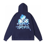 Stussy Hoodie Fall/Winter Fleece Hooded Sweater