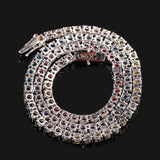 Chains 4mm Color Zircon Tennis Chain Hip Hop Royalty Spectrum