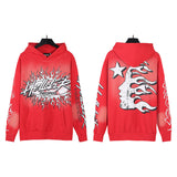 Mens trendy Hoodie & Pants Wash Water Make Old Hoodies Sweater Trousers