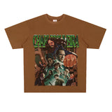 Film Star T Shirt Ace Agent Movie Short Sleeve Loose Retro American Print T-shirt