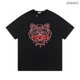 KENZO T Shirt Summer Tiger Head Casual