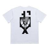 C.e t shirts creative clothes pattern round neck pullover short sleeve men and women