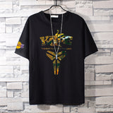 Basketball Sports T Shirt Nba Basketball Clothes Commemorative Kobe No. 24 Cotton Short-Sleeved T-Shirt Men'S Loose