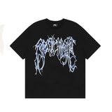 T-shirt dark high set ndy revenge thunder lightning logo