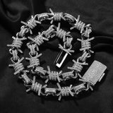 Chains Hip Hop Personality Necklaces Punk Style Jesus Pieces
