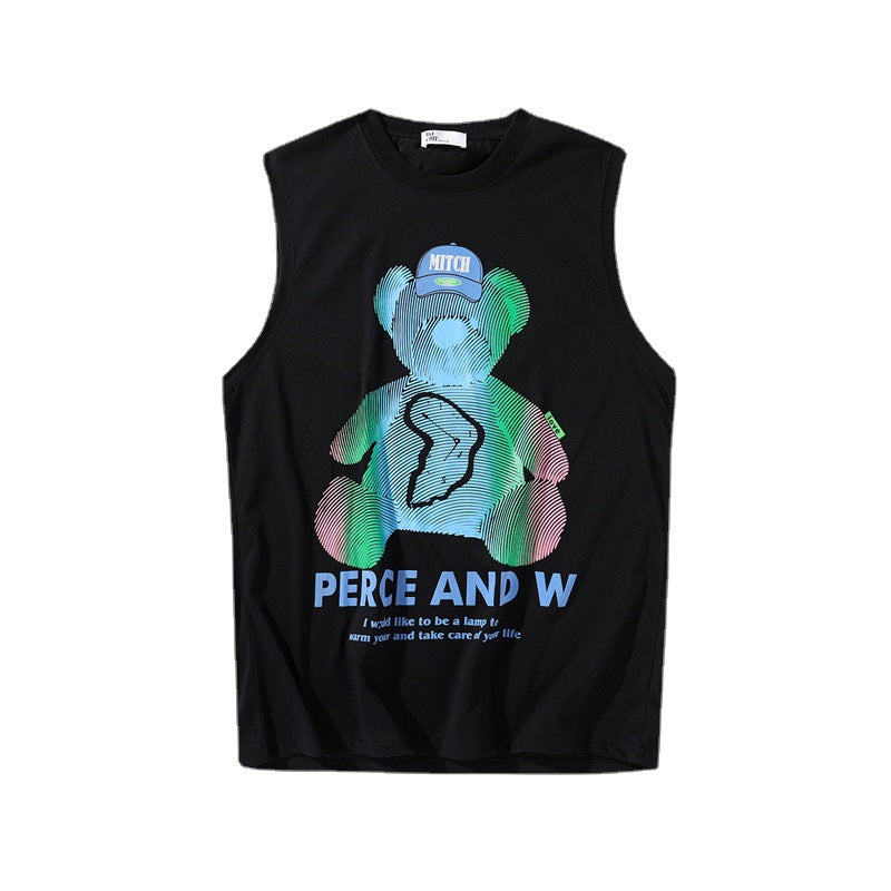 Nasa T Shirt Summer Sleeveless Basketball T-Shirt