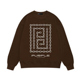 Purple Brand Sweatshirt Loose Crew Neck Sweater