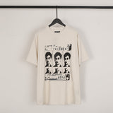 ERD T Shirts Printed Loose-Fitting Casual T-shirt Men