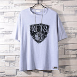 Basketball Sports T Shirt Nba Basketable Nets Team Owen 11 Sports Pure Cotton T-Shirt Male Summer Round Neck All-Matching Student