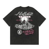 Hellstar T Shirt Smile Earth Distressed Print