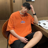 Nasa T Shirt Short-Sleeved T-Shirt Men'S Summer Clothes Loose Teen