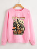Colorful Halloween the is to stay Sweatshirt Hor