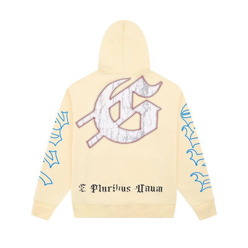 Godspeed Hoodie Spring and Autumn GOD Skull Letter Pattern Printed Hooded Sweater