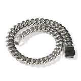 Chains Hip Hop Necklace ins 20mm Square Zirconium Cuban Chain Zircon St. Valentine's Spectrum