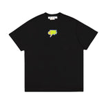 Off Whtie T Shirts Lightning Arrow Male And Female Trendy Brand Short Sleeve