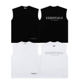 Fog Essentials tank spring/summer letter crew neck casual vest