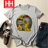 Heisenberg T Shirt Deadly Poison Man Fashion Cartoon Print Loose Crew Neck T-shirt Top