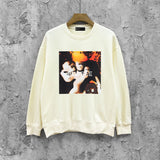 Purple Brand Sweatshirt Loose Crew Neck Sweater
