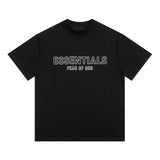 Fog Essentials T Shirts Spring/Summer FOG Pattern Crew Neck Short Sleeves
