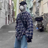 MIJKO Mens Jacket Plaid Hooded Jacket