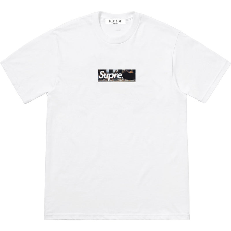 Men T-shirts 21SS box Logo Tee Milan Opening Ceremony Printed Short Sleeve Loose Short Sleeve Crew Neck T-Shirt