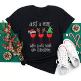 JOOM Short Sleeve Christmas