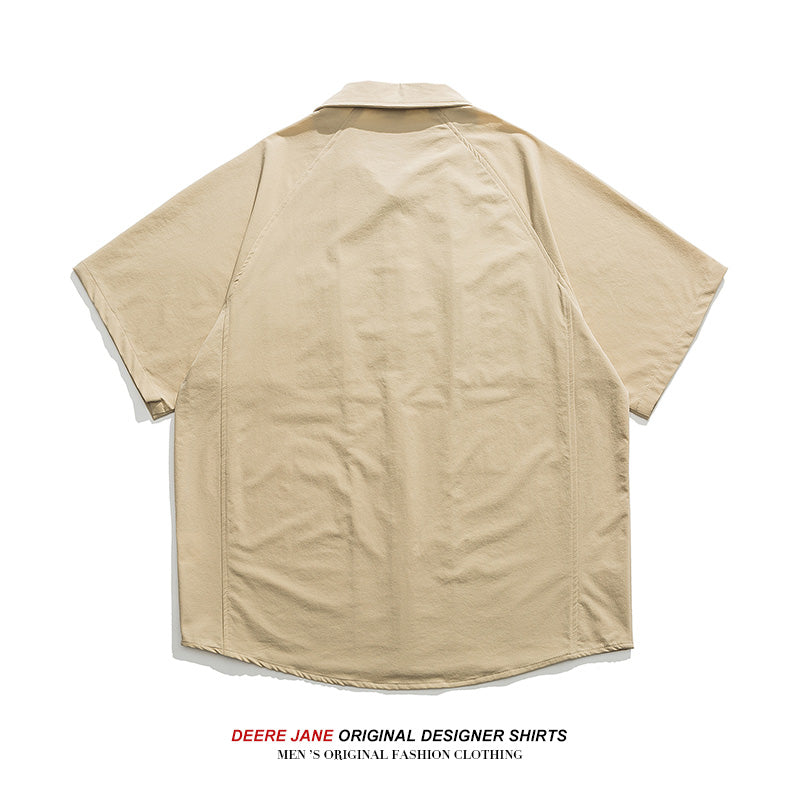 Men's Shirt Short-Sleeved Shirt Men's Summer Loose Casual