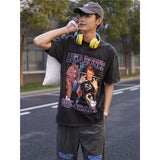 Basket Ball Star T Shirt Luka Donchevie Short Sleeve Printed Cotton T-shirt Retro Loose