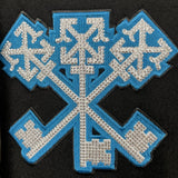 Off White Jacket Autumn/Winter OW Heavy Industries Cartoon Pattern Embroidered Woolen Jacket