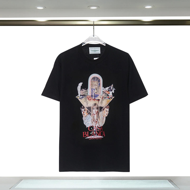 Casablanca T Shirts Fashion Casual Crew Neck Tee