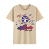 Basketball Sports T Shirt Short-Sleeved T-Shirt Men'S Trendy Loose Printed Half Sleeve Student