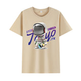 Basketball Sports T Shirt Short-Sleeved T-Shirt Men'S Trendy Loose Printed Half Sleeve Student