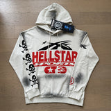 Hellstar JacketsHellstar Hoodie & Pants Wash Old Vintage Men's and Women's Loose Casual Sweater Sweatpants