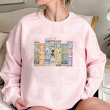 Writer Books Graphic Sweatshirt Girl