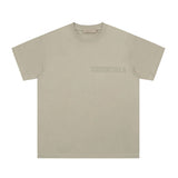 Fog Essentials T Shirts Spring Summer FOG Letters Crew Neck Pullover Short